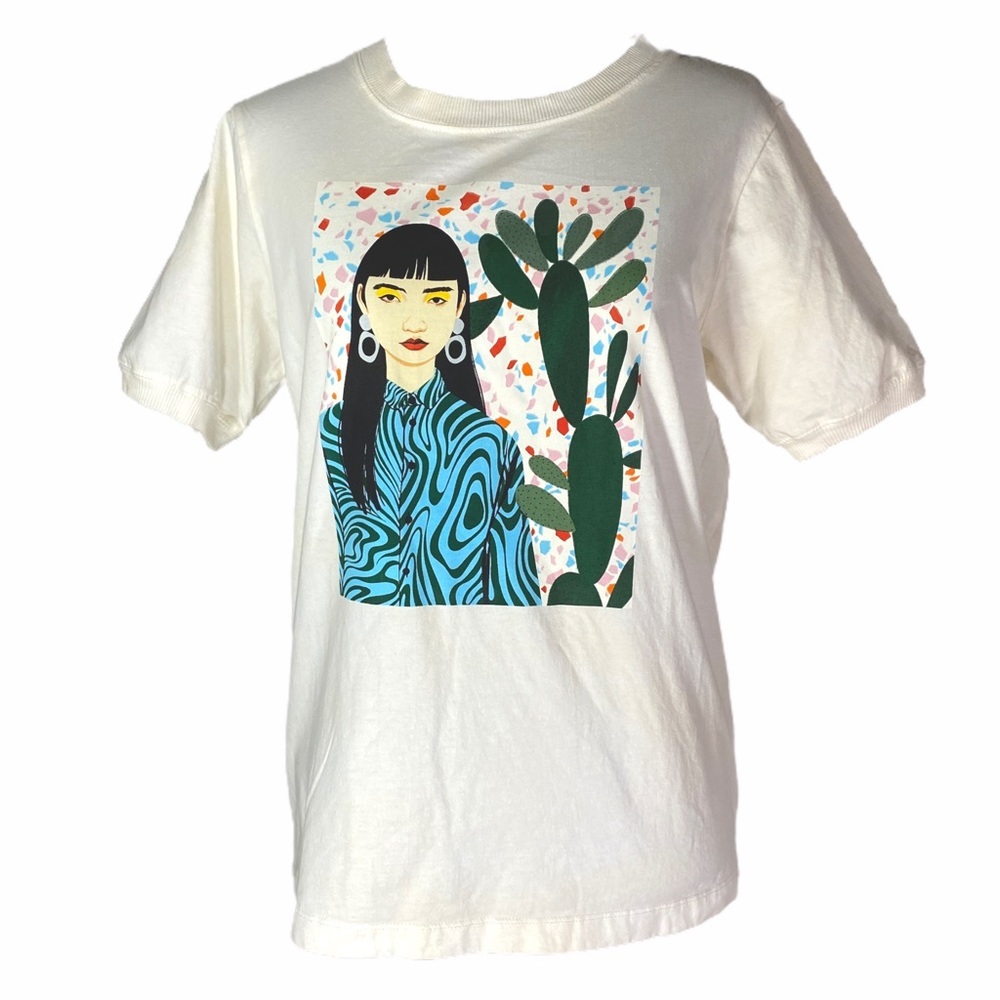 Bijou Karman Terrazo Short Sleeve Tee size S